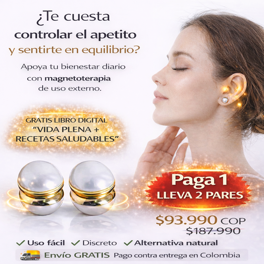 ARETES MAGNETICOS PAGA 1 LLEVA 2